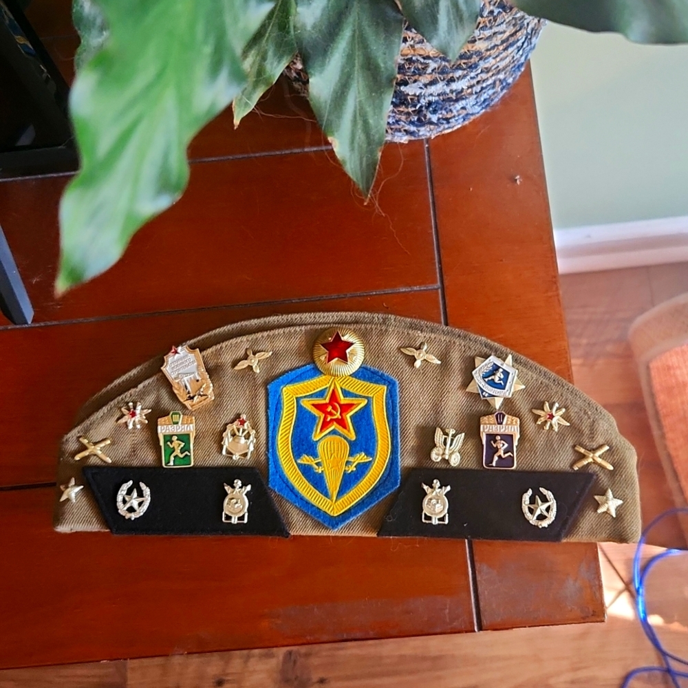 Soviet pilotka hat